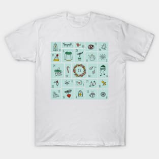 Christmas Advent calendar T-Shirt